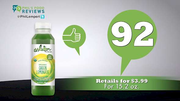 Evolution Fresh Organic Green Lemonade is a HIT!