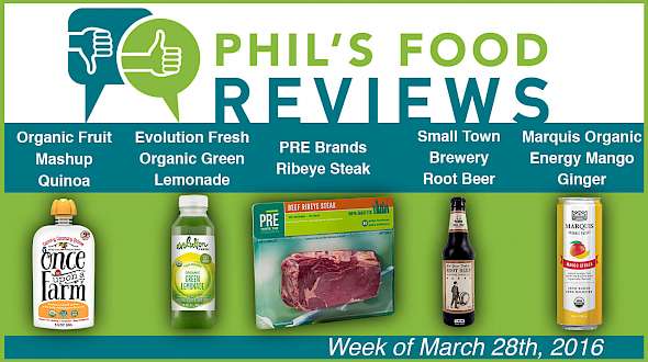 Phil's Food Reviews for March 28th, 2016