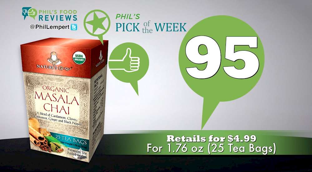 Nature's Guru Organic Masala Chai is MY PICK OF THE WEEK!