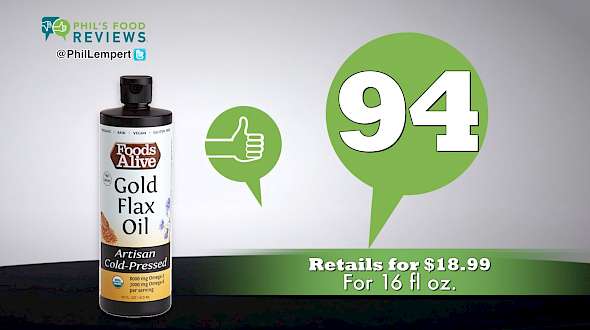 Foods Alive Gold Flax Oil is a HIT!