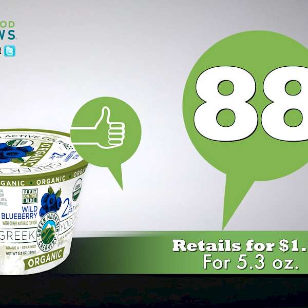 Green Mountain Creamery Organic 2% Greek Yogurt Wild Blueberry is a HIT!