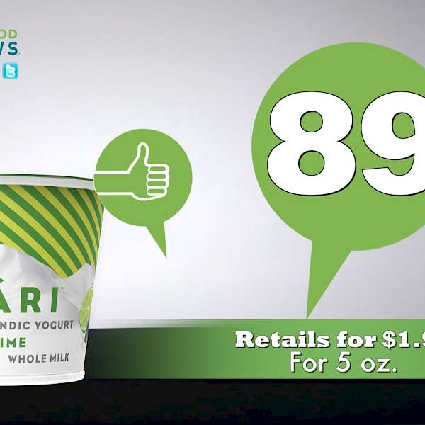 Smári Organics Icelandic Yogurt Whole Milk Key Lime is a HIT!