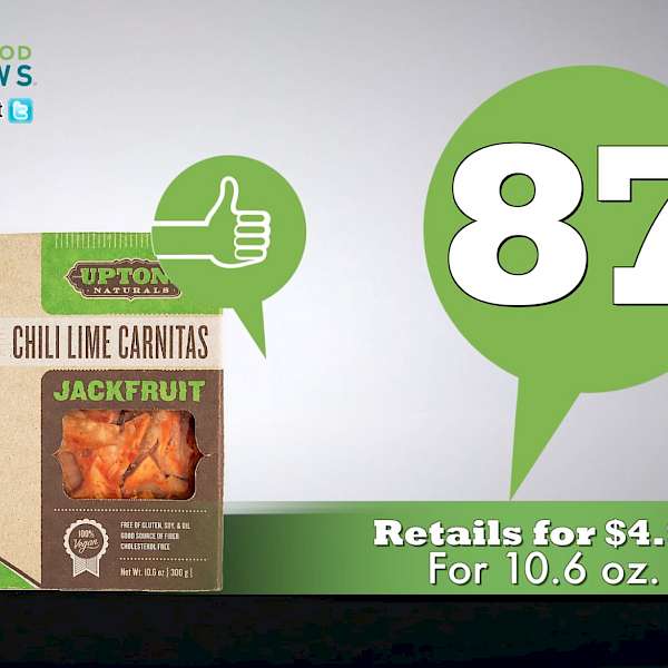 Upton's Naturals Carnitas Jackfruit Chili Lime is a HIT!