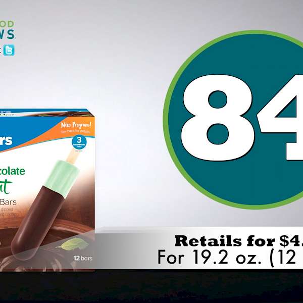Weight Watchers® Ice Cream Bars Mint in Dark Chocolate Flavored Coating