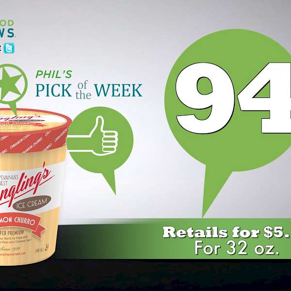 Yuengling's Ice Cream Cinnamon Churro is MY PICK OF THE WEEK!
