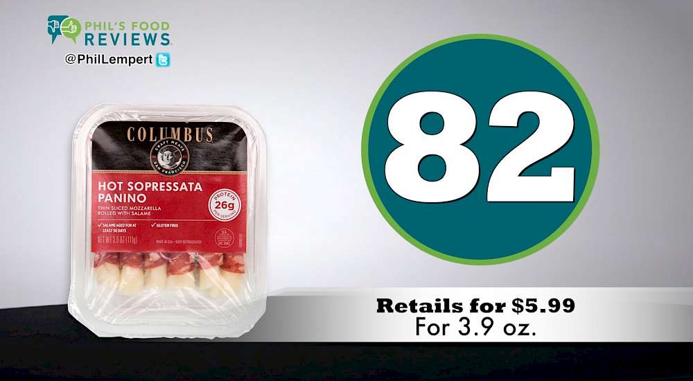 Columbus Craft Meats Panino Hot Sopressata