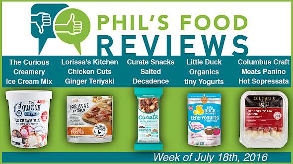 Phil's Food Reviews for July 18th, 2016