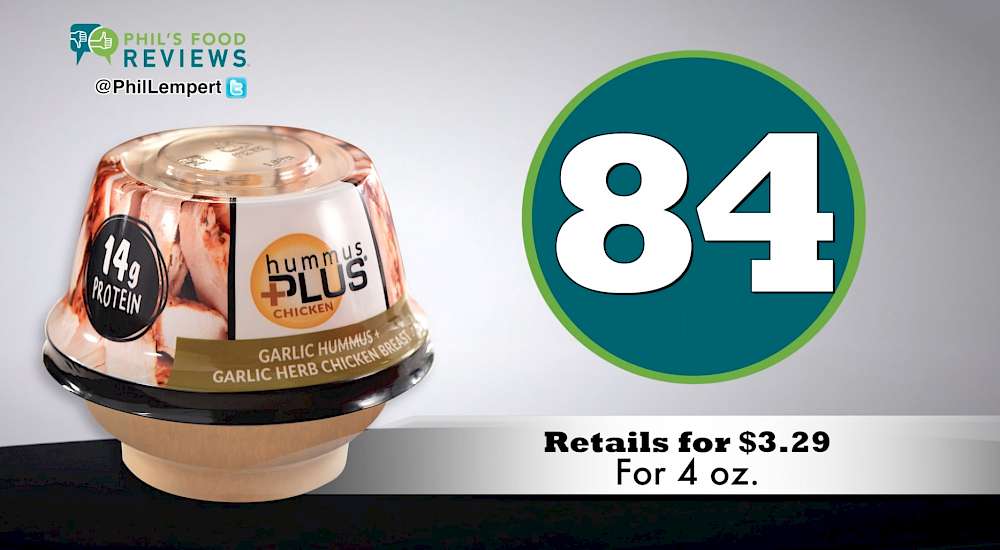 HummusPlus Garlic Hummus + Garlic Herb Chicken Breast