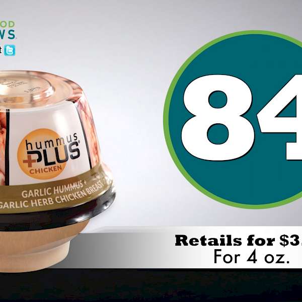 HummusPlus Garlic Hummus + Garlic Herb Chicken Breast