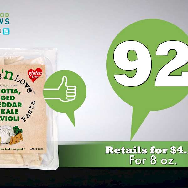 Sauces 'n Love Ricotta, Aged Cheddar, and Kale Gluten Free Ravioli is a HIT!