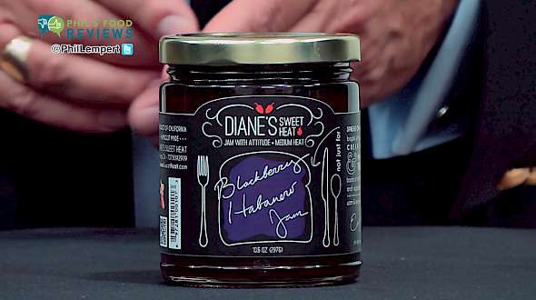 Diane's Sweet Heat Blackberry Habanero Jam is a HIT!