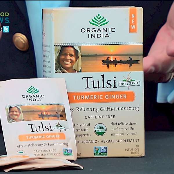 Organic India Tusli Tea Turmeric Ginger is a HIT!