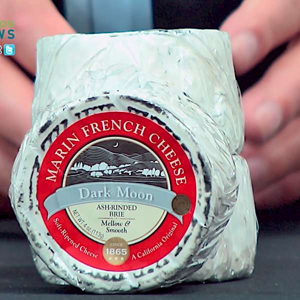 Marin French Cheese Dark Moon Ash-rinded triple-cream Brie is a HIT!