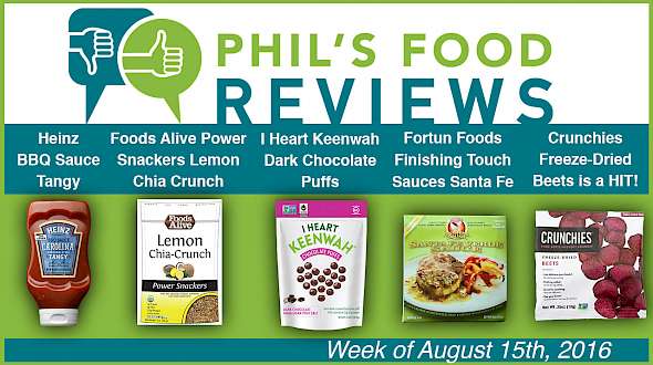 Phil's Food Reviews for August 15th, 2016
