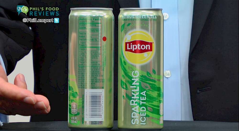 Lipton Sparkling Iced Tea Citrus Green Tea
