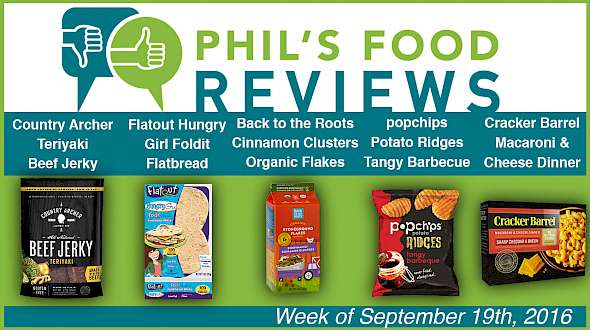 Phil's Food Reviews for September 19th, 2016