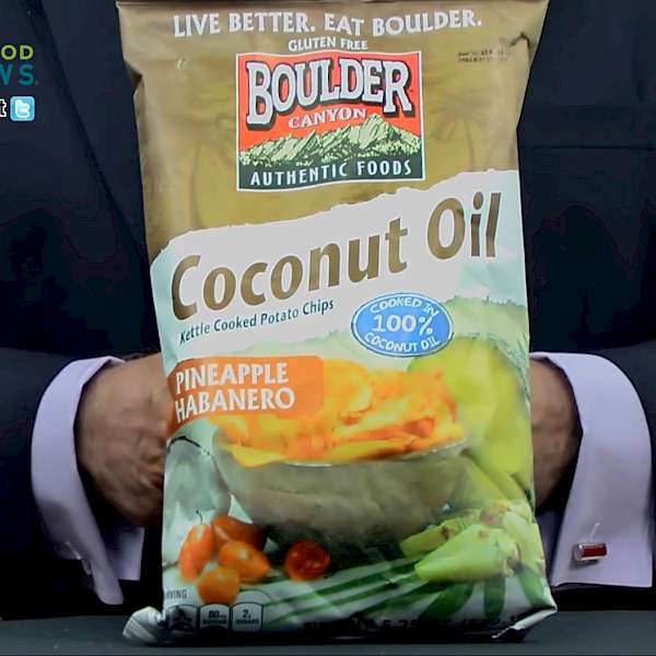 Boulder Canyon Authentic Foods Coconut Oil Kettle Cooked Potato Chips Pineapple Habanero is a HIT!