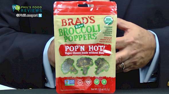 Brad's Raw Food Broccoli Poppers Pop'n Hot! is a HIT!