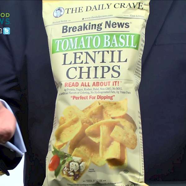 The Daily Crave Lentil Chips Tomato Basil is a HIT