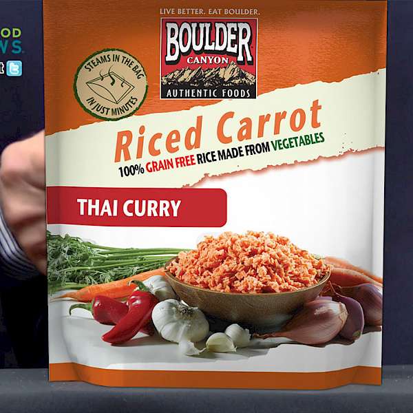 Boulder Canyons Food Riced Carrot Thai Curry is a HIT!