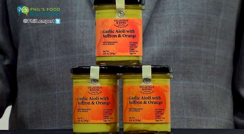 Delicious & Sons Garlic Aioli Saffron & Orange is a HIT!