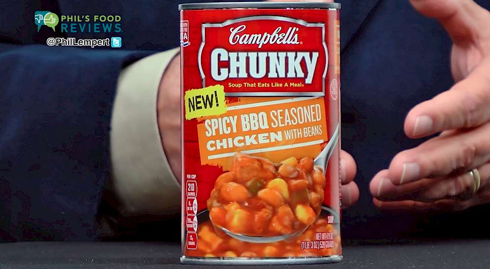 Campbell's Chunky Soup Spicy BBQ Seasoned Chicken with Beans Soup is a HIT!