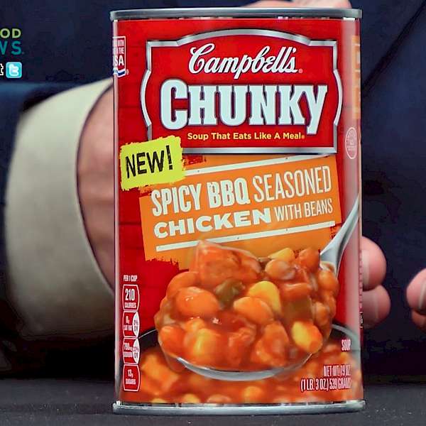 Campbell's Chunky Soup Spicy BBQ Seasoned Chicken with Beans Soup is a HIT!