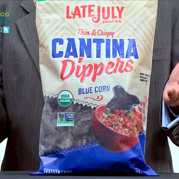 Late July Snacks Cantina Dippers Blue Corn is a HIT!