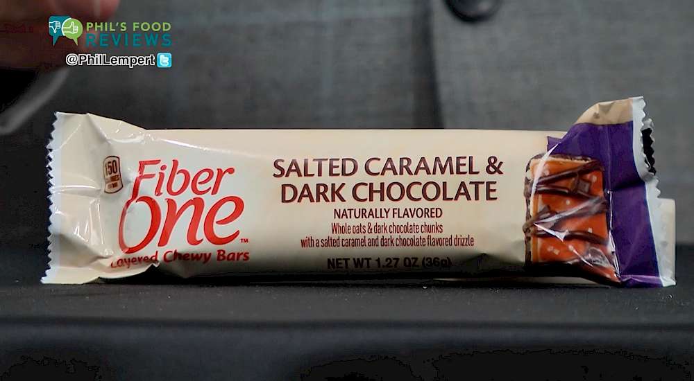 Fiber One Layered Chewy Bars Salted Caramel & Dark Chocolate