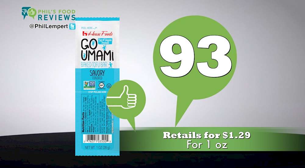 House Foods Go Umami Baked Tofu Bar Savory is HIT!