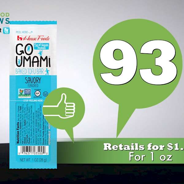 House Foods Go Umami Baked Tofu Bar Savory is HIT!