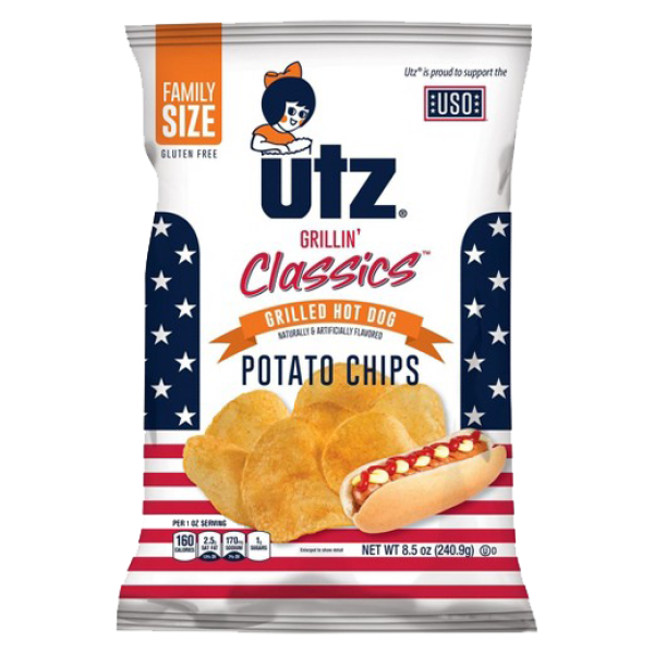 Utz Grillin’ Classics Hot Dog with Mustard