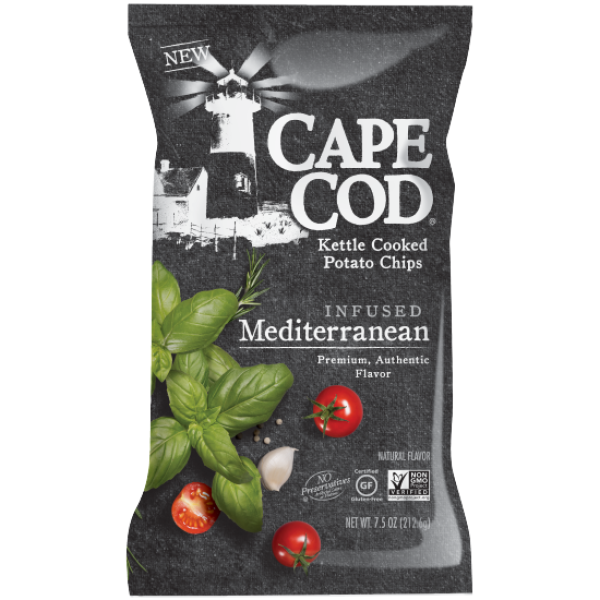 Cape Cod Kettle Cooked Potato Chips Infused Mediterranean