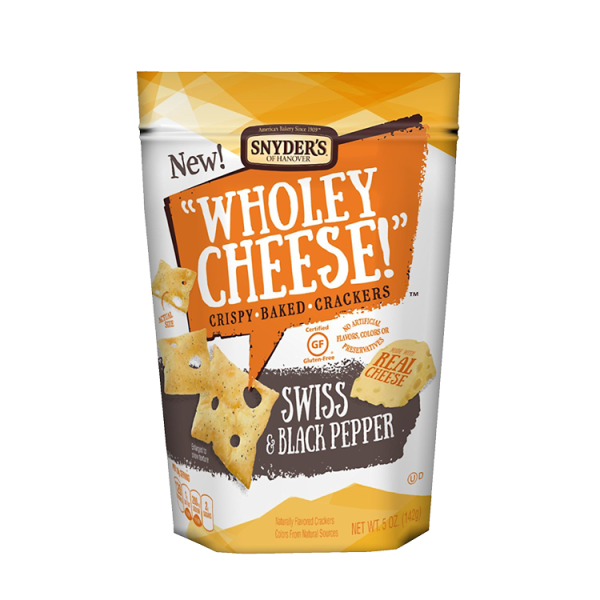 Snyder’s “Wholey Cheese” Swiss & Black Pepper