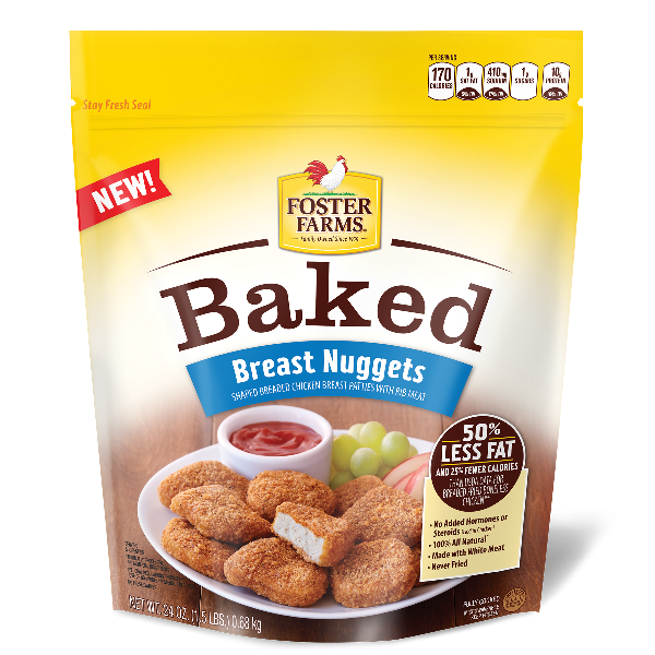 Foster Farms Original Baked Chicken Breast Nuggets
