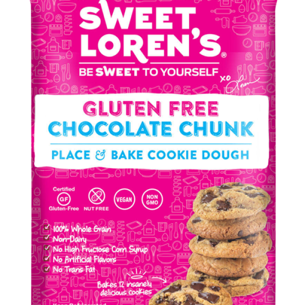 Sweet Loren's Gluten Free Place & Bake Cookie Dough Chocolate Chunk