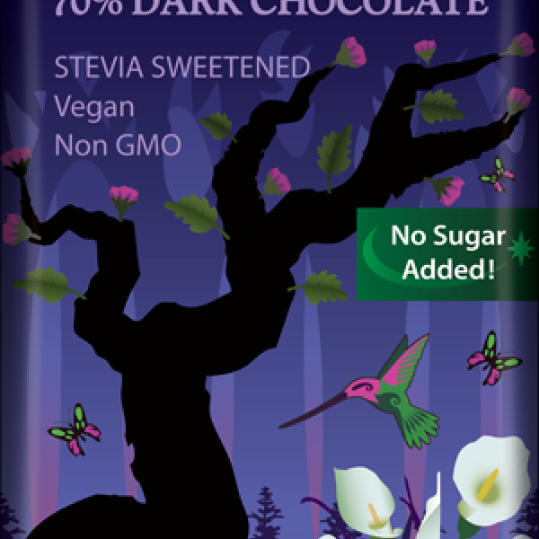 Lily's Sweets 70% Dark Chocolate Salted Almond
