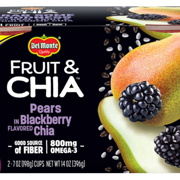 Del Monte Fruit & Chia™ Pears in Blackberry Flavored Chia