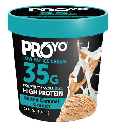 ProYo Treats High Protein Ice Cream Salted Caramel Crunch