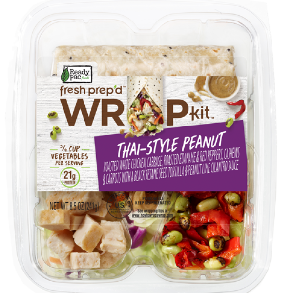 Ready Pac Foods Fresh Prep'd Wrap Kit Thai-Style Peanut