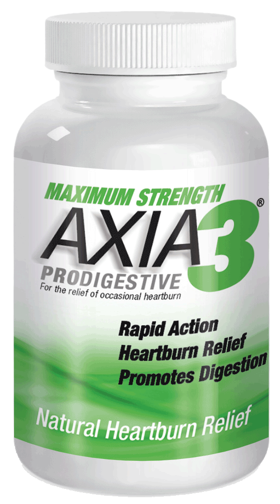 Axia Essentials Maximum Strength Axia3 ProDigestive Heartburn Relief Natural Mint Candy