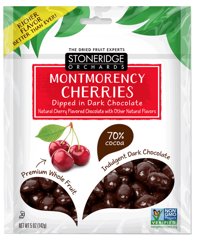 Stoneridge Orchards Montmorency Cherries Indulgent Dark Chocolate