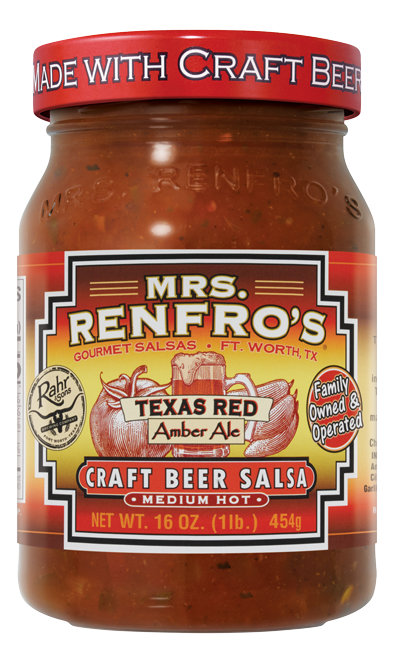 Mrs. Renfro’s Texas Red Amber Ale Craft Beer Salsa