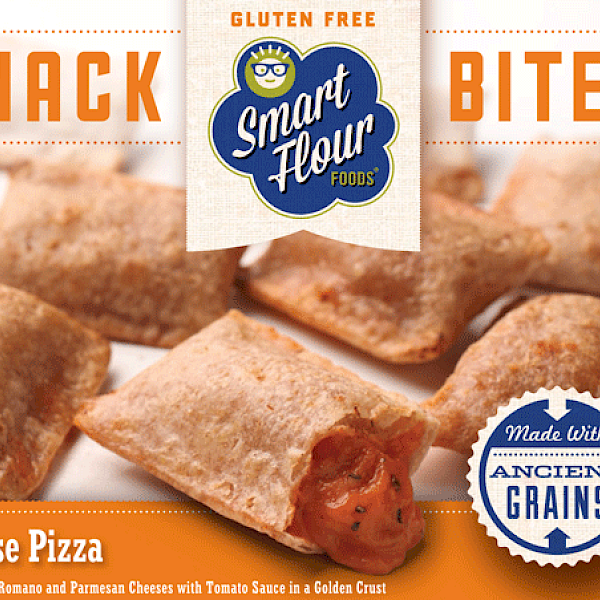 Smart Flour Foods Snack Bites Cheese Pizza
