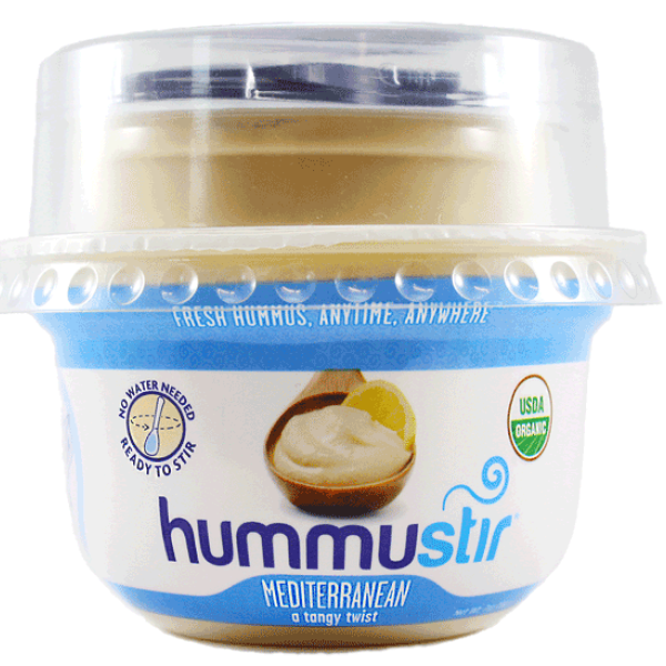 Hummustir Organic Hummus Mediterranean