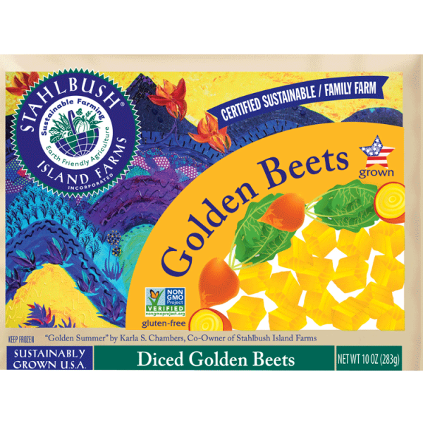 Stahlbush Island Farms Diced Golden Beets (Frozen)