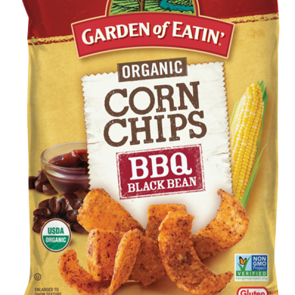 Garden of Eatin' Organic Corn Chips BBQ Black Bean