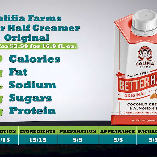 Califia Farms Better Half Creamer Original