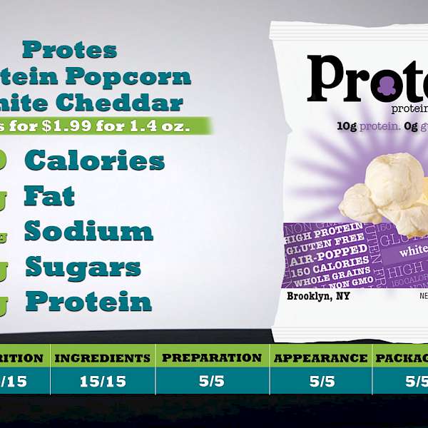 Protes Protein Popcorn White Cheddar