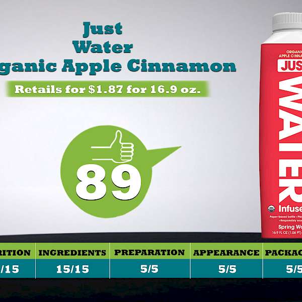 Just Water Organic Apple Cinnamon